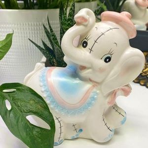 Elephant planter vintage